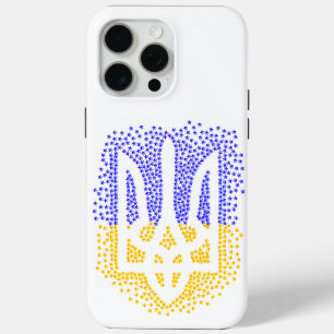 Oekraïense heraldiek drietand tryzub verstrooiing  iPhone 15 pro max hoesje
