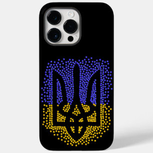 Oekraïense heraldiek drietand tryzub verstrooiing Case-Mate iPhone 14 pro max hoesje