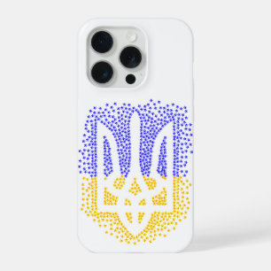 Oekraïense heraldiek drietand tryzub verstrooiing iPhone 15 pro hoesje