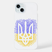 Oekraïense heraldiek drietand tryzub verstrooiing  iPhone hoesje (Achterkant)