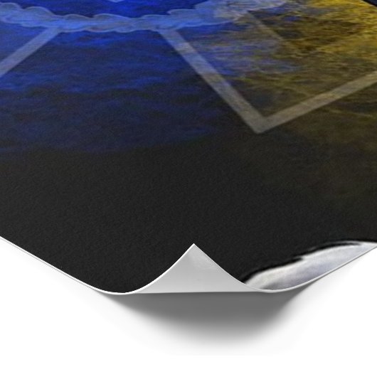 Oekraïense hond Patron Poster (Hoek)