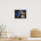 Oekraïense hond Patron Poster (Keuken)
