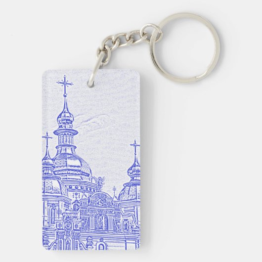 Oekraïense kerk sleutelhanger (achterkant)