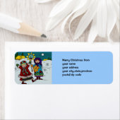 Oekraïense kerst Carollers Etiket (Insitu)