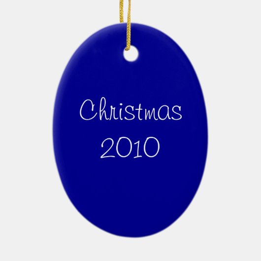 Oekraïense kerstCarollers Keramisch Ornament (Achterkant)