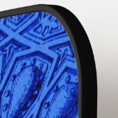 Oekraïense kleurenkrans pickleball paddle (Links Detail)