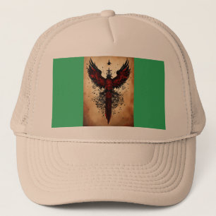 Oekraïense krijgersinkt: Modern militair Tattoo Sk Trucker Pet