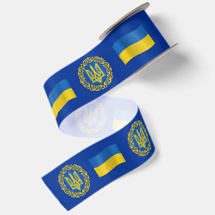 Oekraïense lint, Tryzub, Oekraïense vlag Lint