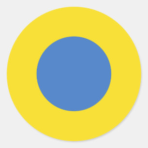 Oekraïense luchtmacht Roundel Ronde Sticker