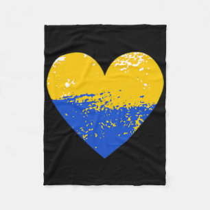 Oekraïense minnaar Oekraïne Hart T-shirt steun Oek Fleece Deken