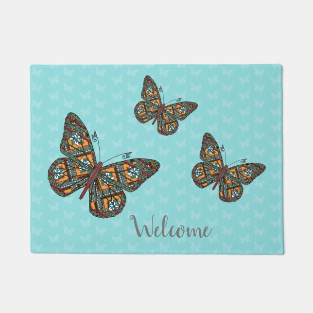 Oekraïense Monarch Doormat Deurmat (Voorkant)