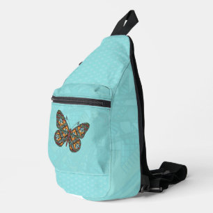 Oekraïense monarchvlinder sling bag