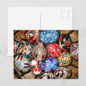 Oekraïense paaseieren briefkaart (Voorkant / Achterkant)