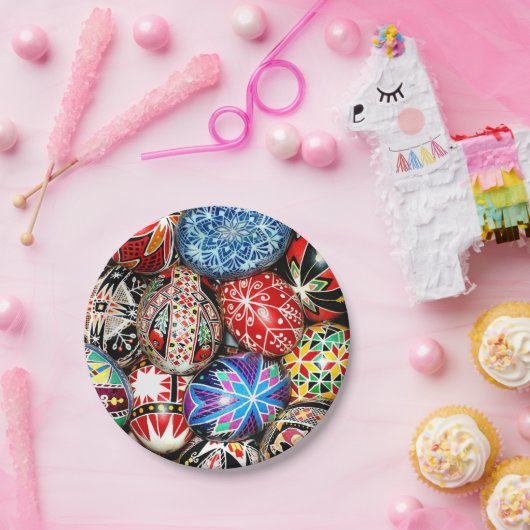 Oekraïense Paaseieren, Papieren Bordje (Feest)