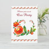 Oekraïense partij Petrykivsky art Kaart (Staand voorkant)