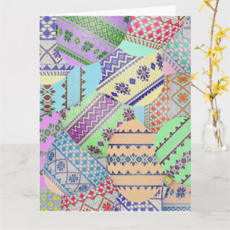 Oekraïense Pasen Eieren (Pysanky) Wenskaart Kaart