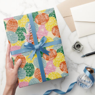 Oekraïense Pysanky Versierde Paaseieren Patroon Cadeaupapier