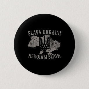 Oekraïense shirt Oekraïens Zelensky Tryzub Militai Ronde Button 5,7 Cm