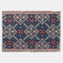 Oekraïense sierfolk naadloos patroon Deken