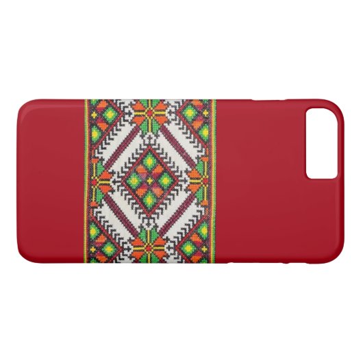 Oekraïense Slavic Embroidery Phone Case (Achterkant (Horizontaal))