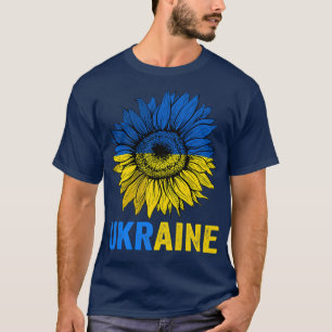 Oekraïense  steun voor de Oekraïense vlag - Zonneb T-shirt