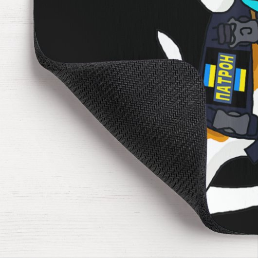 Oekraïense strijdkrachten abbing Dog Patron Jack R Muismat (Hoek)