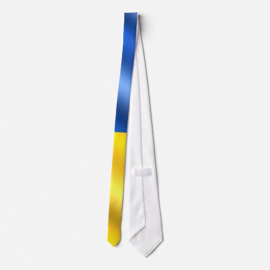 Oekraïense Stropdas steun vrijheid Oekraïense vlag (Achterkant)