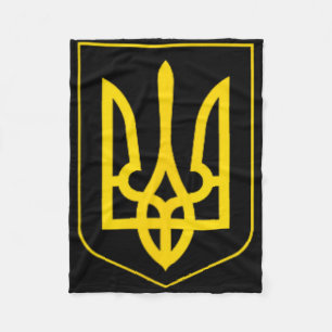 Oekraïense symbool Midden Oekraïense leger Militai Fleece Deken