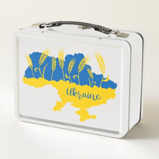 Oekraïense typografie en tarweoor onder Oekraïense (Achterkant)