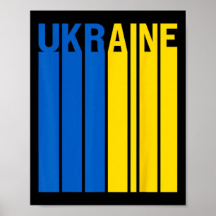 Oekraïense vlag 3 poster