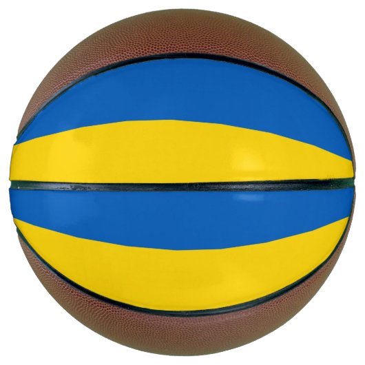 Oekraïense vlag basketbal (Voorkant)