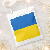 Oekraïense vlag bedankzakje (Geknipt)