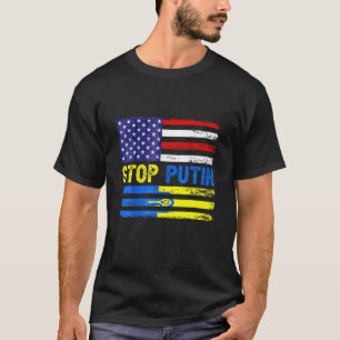 Oekraïense vlag Bevestigingsvriendschap voor vrede T-shirt
