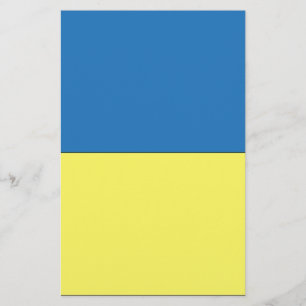 Oekraïense vlag briefpapier