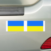 Oekraïense vlag bumpersticker (Op auto)