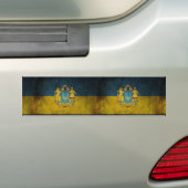 Oekraïense vlag bumpersticker (Op auto)