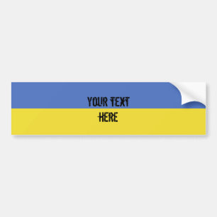 Oekraïense vlag bumpersticker