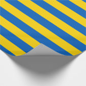 Oekraïense vlag cadeaupapier (Hoek)