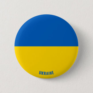 Oekraïense vlag Charmante Patriottische Button