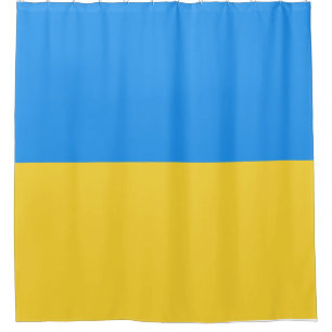 Oekraïense vlag douchegordijn