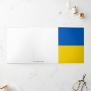 Oekraïense vlag drieluik kaart