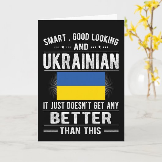 Oekraïense vlag Erfgoed Oekraïense erfenis Kaart (Gele Bloem)