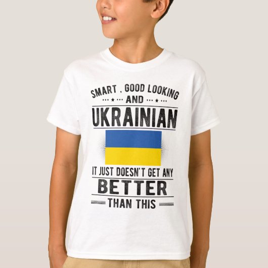 Oekraïense vlag Erfgoed Oekraïense erfenis T-shirt (Voorkant)