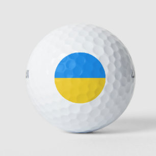 Oekraïense vlag golfballen