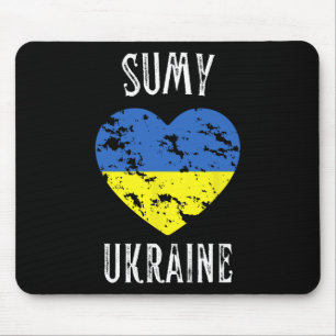Oekraïense Vlag Hart Sumy Stad Muismat