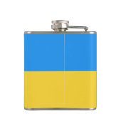 Oekraïense vlag heupfles (Achterkant)