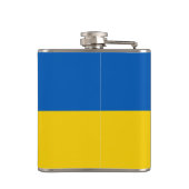 Oekraïense vlag heupfles (Achterkant)