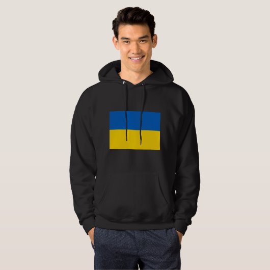Oekraïense vlag hoodie (Voorkant volledig)