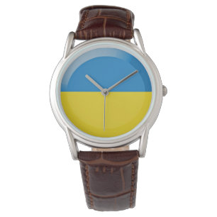 Oekraïense vlag horloge