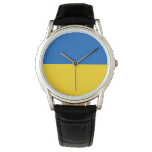 Oekraïense vlag horloge